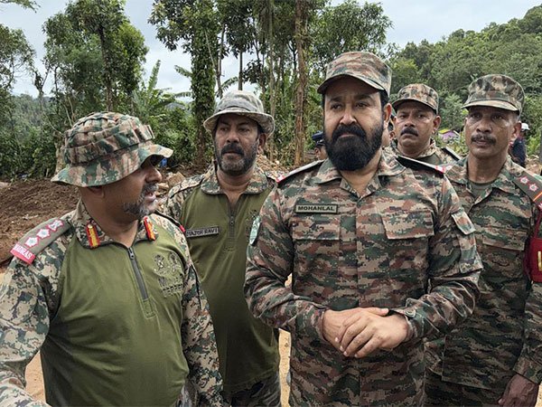 Actor Mohanlal Visits Landslide-Hit Wayanad, Contributes to Relief Efforts