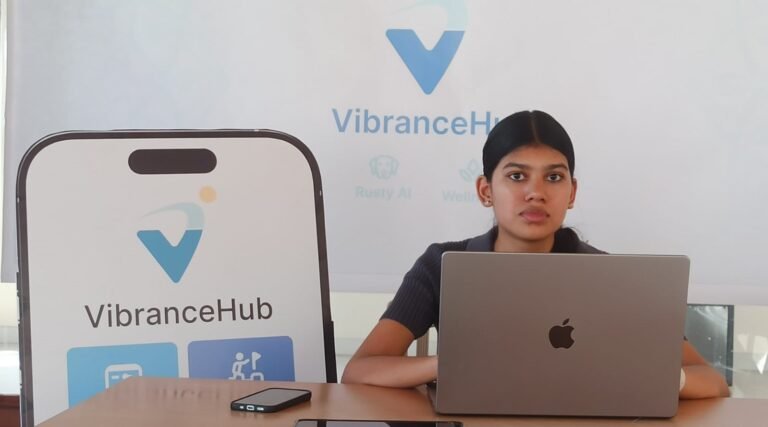 Student innovator launches Vibrance Hub to support project-based learning with integrated yoga based wellbeing