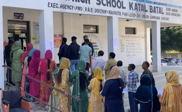 Nagrota By-Poll Achieves 75.08% Turnout Amid Peaceful Voting