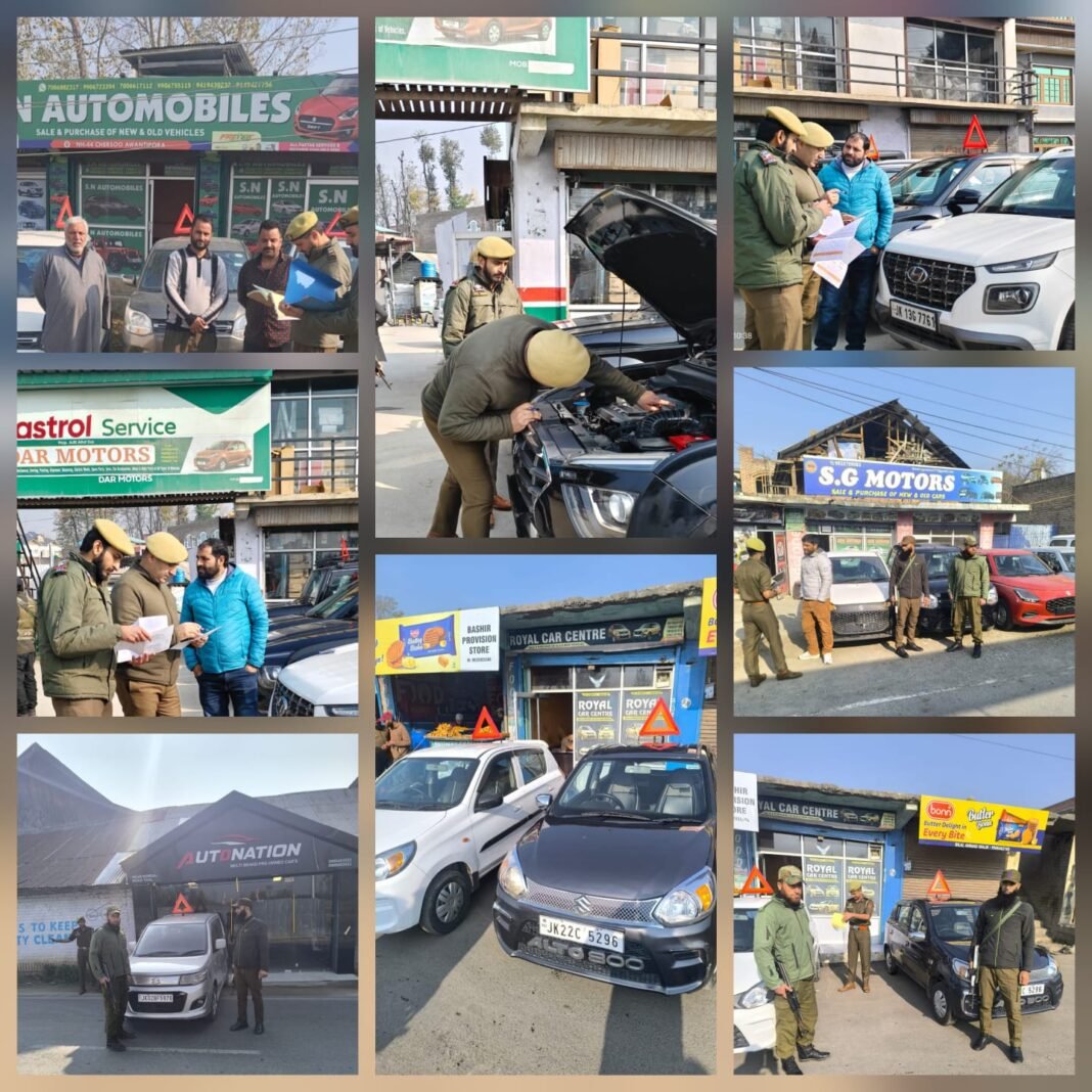 Awantipora Police Investigate Suspicious Vehicle Transactions