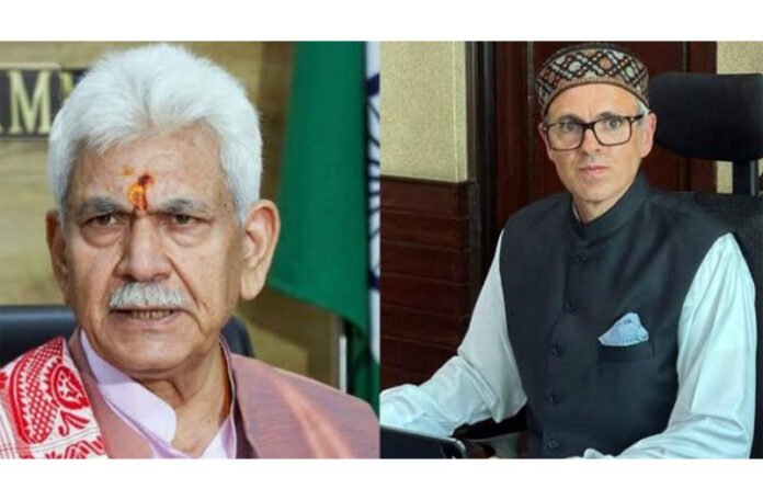 Lieutenant Governor Manoj Sinha and Chief Minister Omar Abdullah extend New Year 2026 greetings