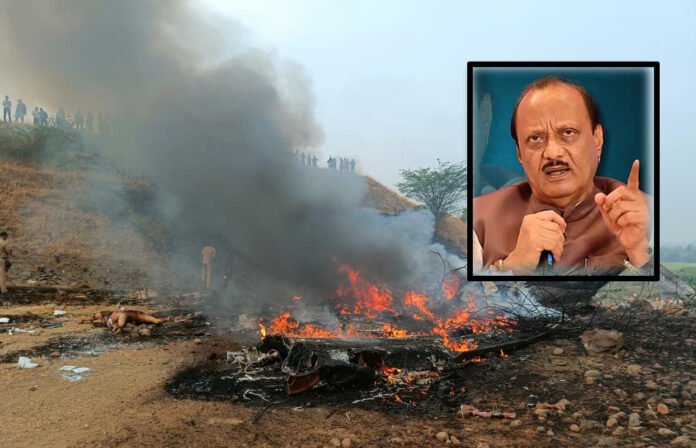 Ajit Pawar Dies in Chartered Aircraft Crash at Baramati Airport