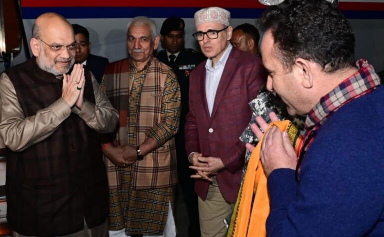 Amit Shah Visits Forward IB Posts in Kathua, Reviews Border Security During J&K Tour