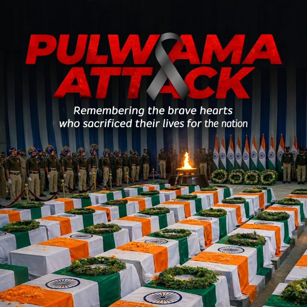 Dr. Tahir Rufayee, National Chairman of the National Foundation for Journalism and Media (NFJM), paid heartfelt tributes to the brave martyrs of the February 14 Pulwama attack, recalling their supreme sacrifice for the nation.