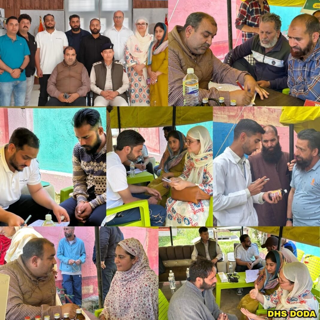 Multi-Specialty Medical Camp Held at District Jail Bhaderwah under 100 Days Nasha Mukti J&K Abhiyan