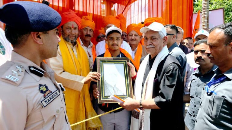Drug-Free J&K Campaign Reaches 19th District, LG Manoj Sinha Leads Padyatra In Kishtwar
