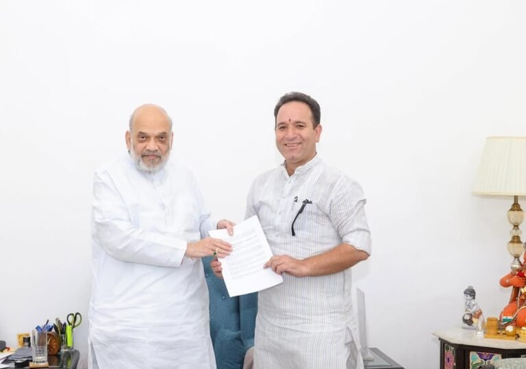 Sunil Sharma Meets Amit Shah, Discusses Security, Development and Political Situation in J&K
