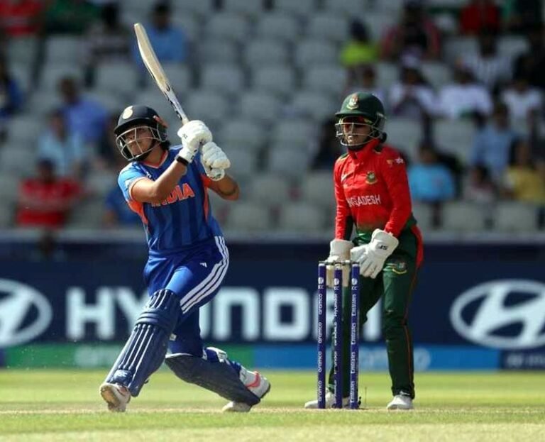 Shafali Verma’s Blazing Fifty Powers India to Five-Wicket Win Over Bangladesh in Women’s T20 World Cup