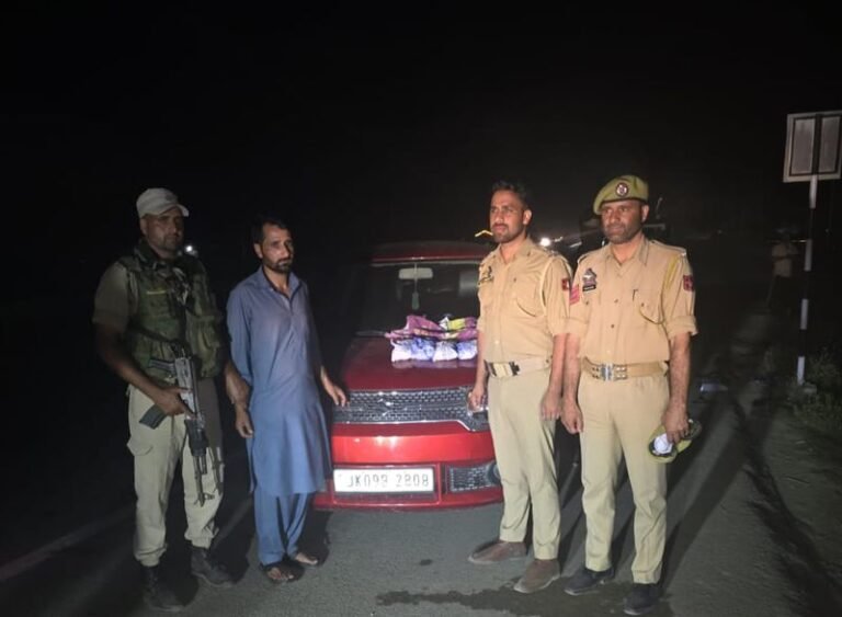 J&K Police Seize 20 Crore Worth Heroin, Arrest Inter-District Drug Smuggler in Anantnag