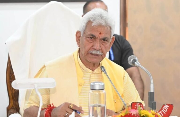 LG Manoj Sinha Reviews Shri Amarnath Ji Yatra Preparations, Directs Comprehensive Security and Disaster Management Plan