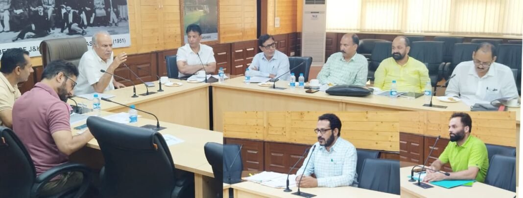 Hasnain Masoodi chairs Privileges Committee meeting