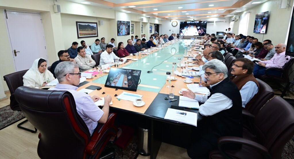 CM Omar Abdullah directs departments to accelerate CAPEX expenditure, ensure timely utilization of funds
