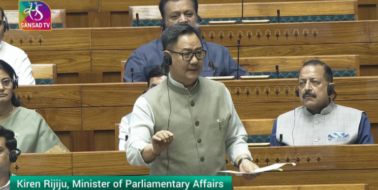 Kiren Rijiju says govt will pass Public Examinations Bill without discussion if Opposition refuses to participate