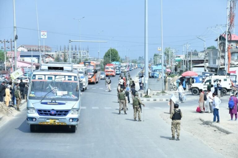 15th Batch of 5,201 Pilgrims Leaves Jammu for Shri Amarnath Ji Yatra