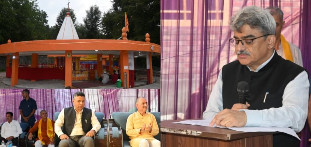 Atal Dulloo participates in Murti Pratishthan Divas Celebrations at Uma Bhagwati Shrine Anantnag