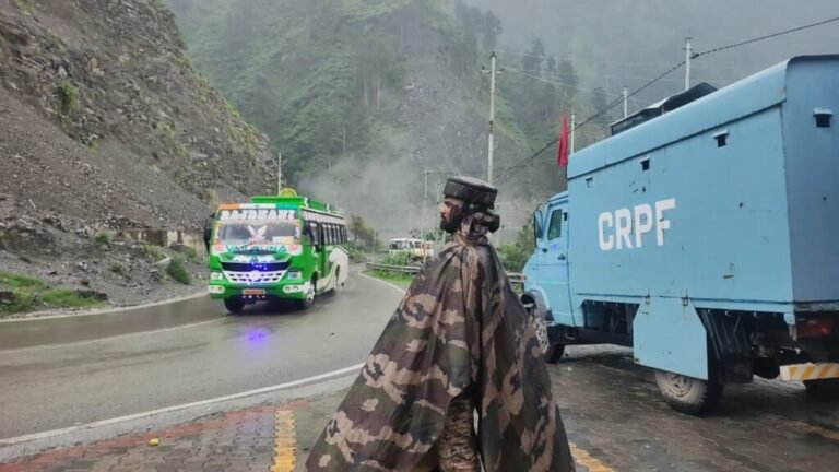 1,605 Amarnath Pilgrims Leave Jammu as NH-44 Remains Closed for Restoration Works