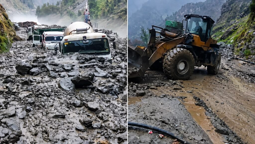 Cloudburst at Kwar Hydroelectric Project, Landslide Blocks Jammu–Kishtwar Road