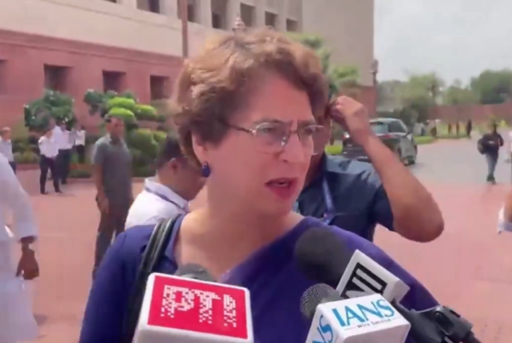 “Toh fayda kya hua?” Priyanka Gandhi Vadra slams reports of FIR on students in states; says new exam bill ‘pointless’