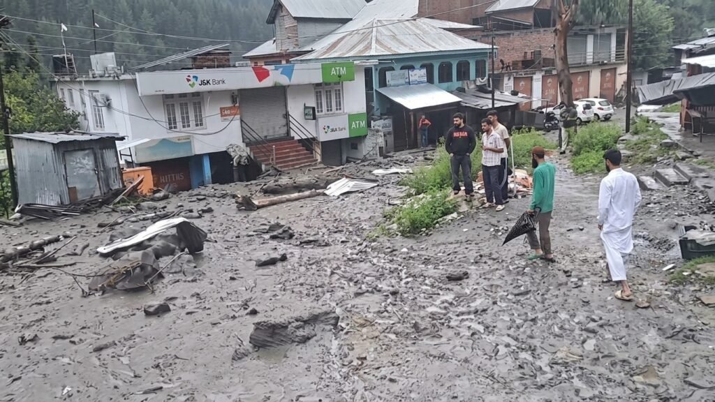 Cloudburst Damages Houses in Kishtwar’s Chatroo; Waterlogging Reported in Shopian