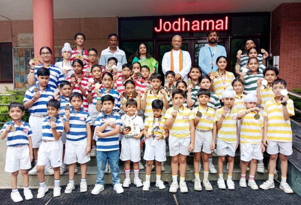 Jodhamal Students Win 50 Medals at Roller Skating Championship